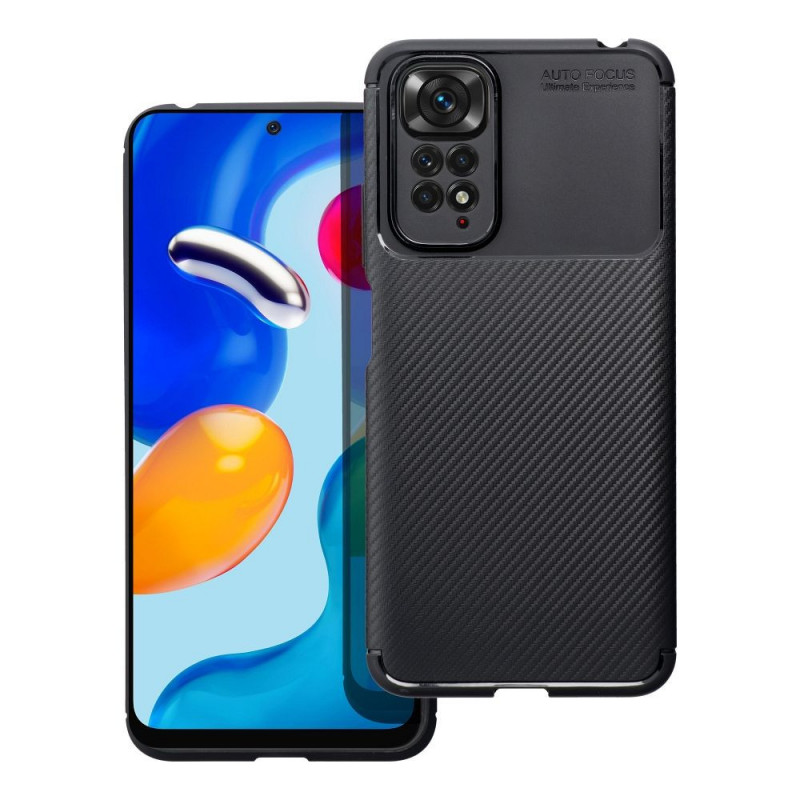 Kryt Carbon premium na XIAOMI 12 Lite Elegant  Čierny