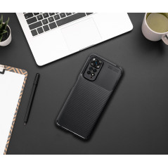 Kryt Carbon premium na XIAOMI 12 Lite Elegant  Čierny