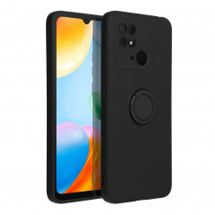 Kryt Silicone ring na XIAOMI Redmi 10C Čierny