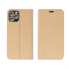 Peňaženkové puzdro LUNA Book Gold na Samsung Galaxy A34 Elegant  Zlatý