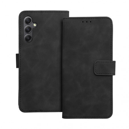 Peňaženkové puzdro TENDER Book na Samsung Galaxy A34 Čierny