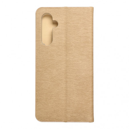 Peňaženkové puzdro LUNA Book Gold na Samsung Galaxy A54 Elegant Zlatý