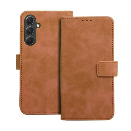 Peňaženkové puzdro TENDER Book na Samsung Galaxy A54 Hnedý