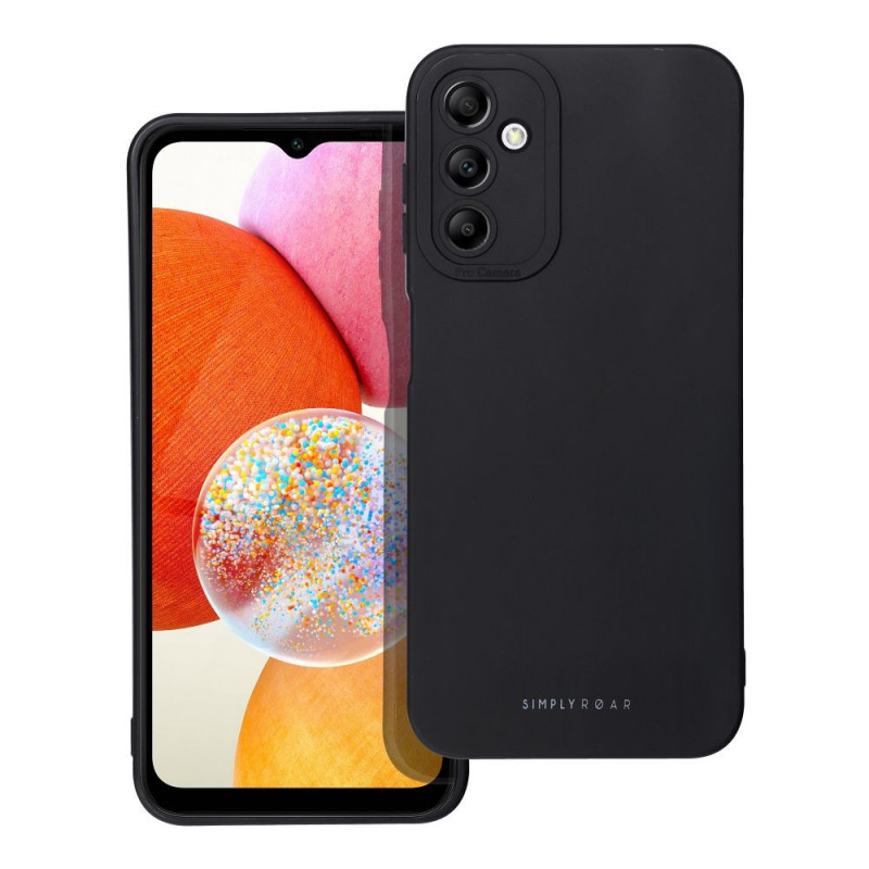 Kryt Roar Luna na Samsung Galaxy A14 LTE Jednofarebný, Štýlový, Estetický doplnok  Čierny