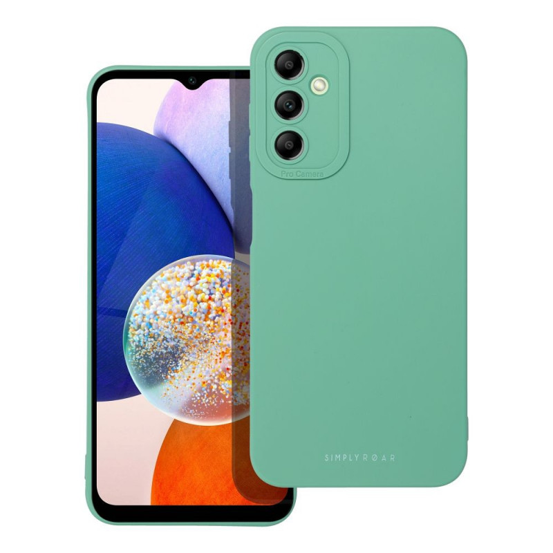 Kryt Roar Luna na Samsung Galaxy A14 LTE Jednofarebný, Štýlový, Estetický doplnok  Zelený