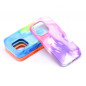 Kryt Leather Mag Cover na Apple iPhone 14 Pro Max Elegant  MagSAFE  Fialová škvrna