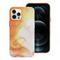 Kryt Leather Mag Cover na Apple iPhone 12 Pro Max Elegant  MagSAFE  Oranžová škvrna
