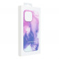 Kryt Leather Mag Cover na Apple iPhone 12 Pro Elegant  MagSAFE  Fialová škvrna