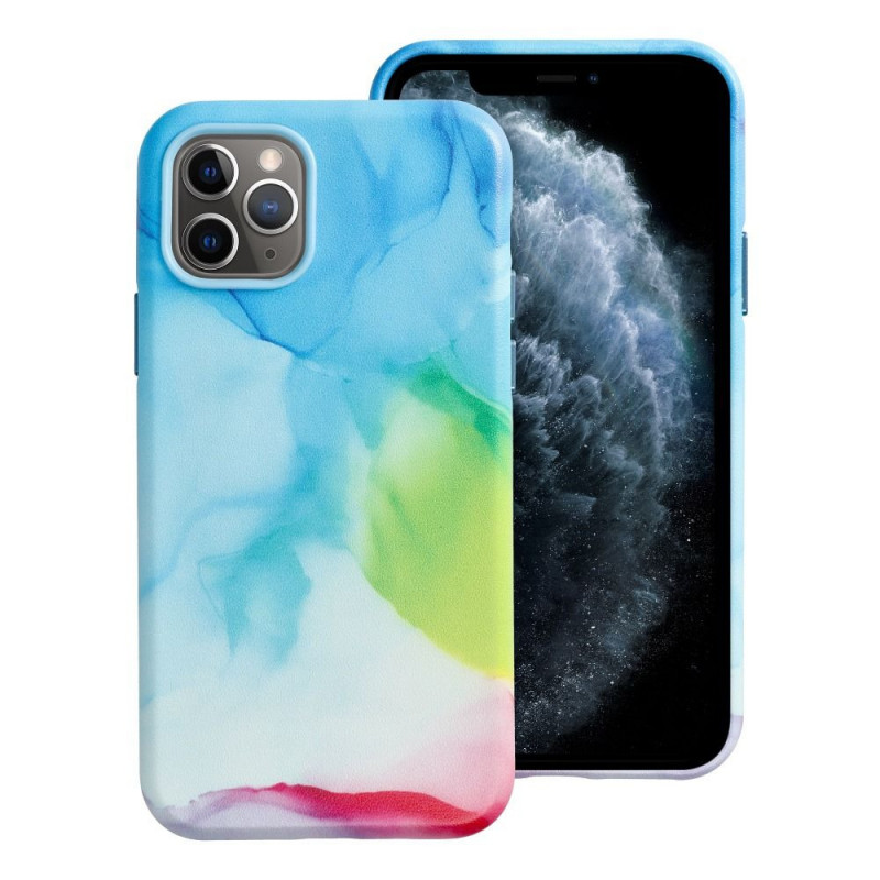 Kryt Leather Mag Cover na Apple iPhone 11 Pro Elegant  MagSAFE  Farebná škvrna