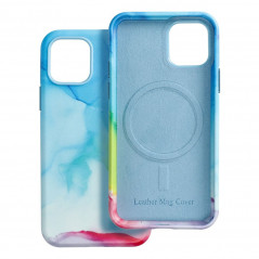 Kryt Leather Mag Cover na Apple iPhone 11 Pro Elegant  MagSAFE  Farebná škvrna