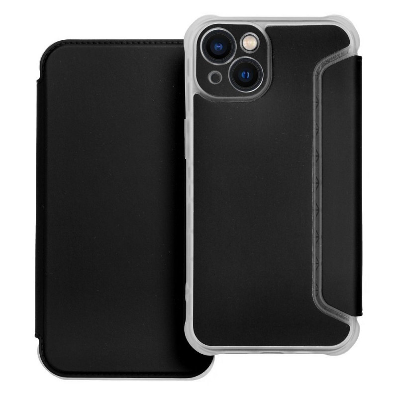 Peňaženkové puzdro Piano Book na Apple iPhone 13 Čierny