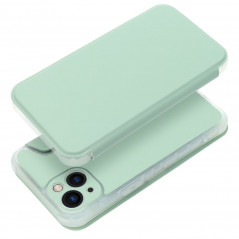 Peňaženkové puzdro Piano Book na Apple iPhone 13 Svetlo zelený