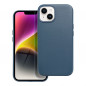 Kryt Leather Mag Cover na Apple iPhone 14 Elegant  MagSAFE  Indigový modrý