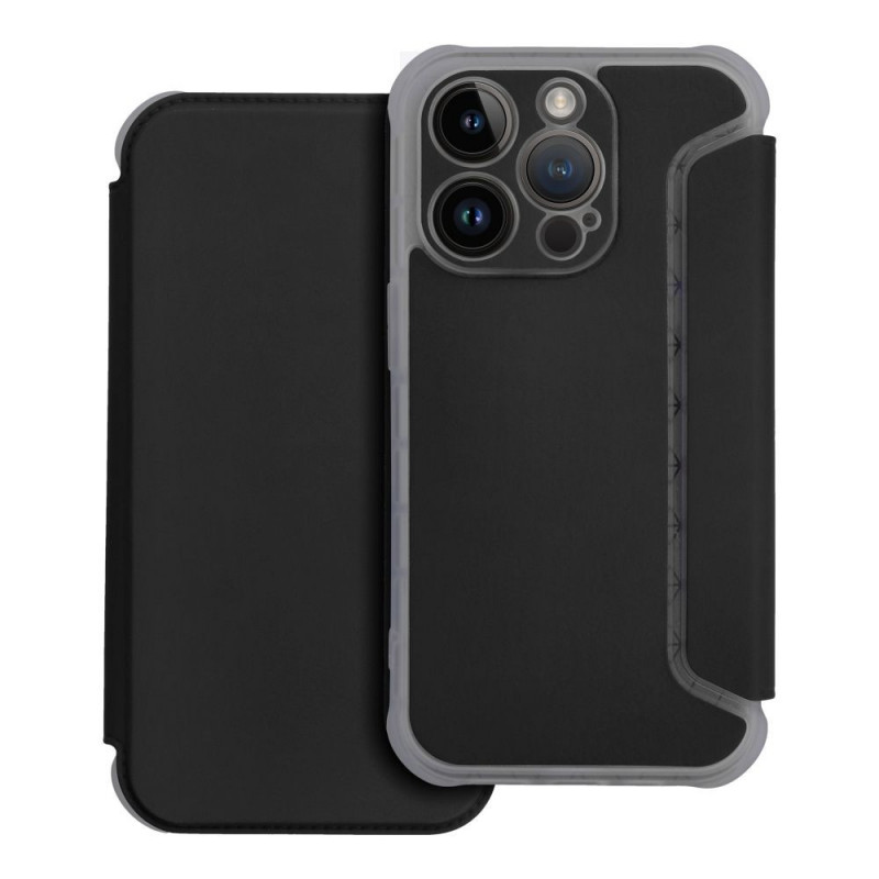 Peňaženkové puzdro Piano Book na Apple iPhone 14 Pro Čierny