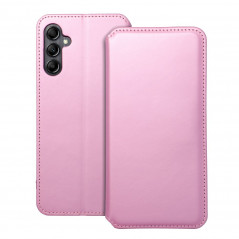 Peňaženkové puzdro Dual Pocket book na Samsung Galaxy A14 5G Svetlo ružový