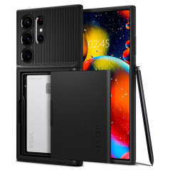 Kryt Spigen Slim Armor CS na Samsung Galaxy S23 Ultra 5G Čierny