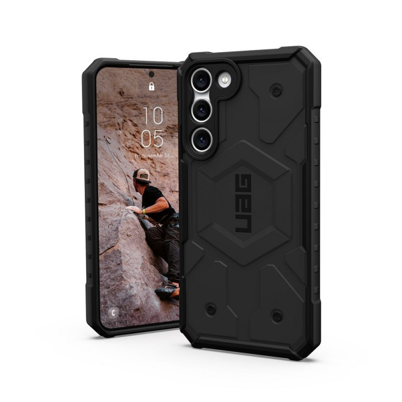 Kryt Urban Armor Gear Pathfinder na Samsung Galaxy S23 Plus 5G Prémiové puzdro  MagSAFE  Čierny