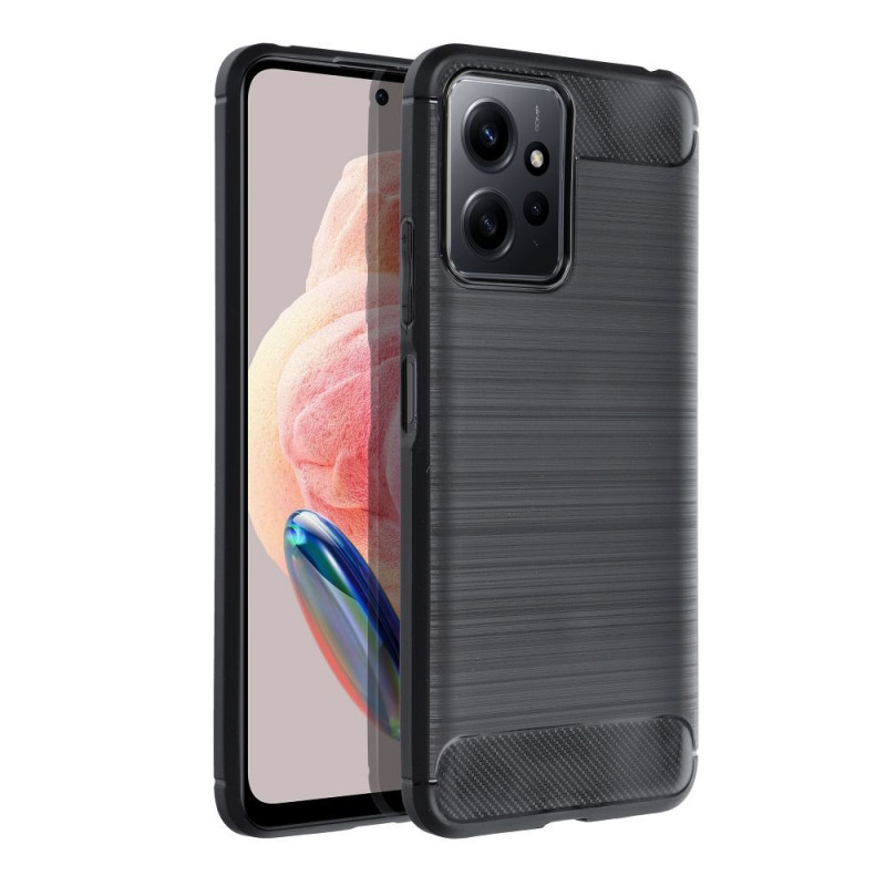 Kryt Carbon na XIAOMI Redmi Note 12 5G Elegant  Čierny