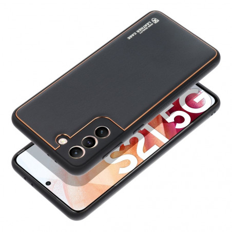 Kryt Leather na Samsung Galaxy A34 Čierny