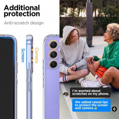 Kryt Spigen Ultra Hybrid na Samsung Galaxy A54 Krištáľovo čistý  Transparentný