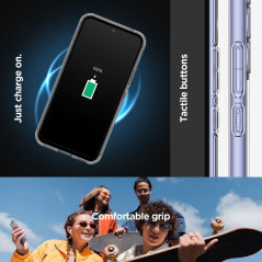 Kryt Spigen Ultra Hybrid na Samsung Galaxy A54 Krištáľovo čistý  Transparentný