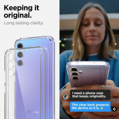 Kryt Spigen Ultra Hybrid na Samsung Galaxy A34 Krištáľovo čistý  Transparentný