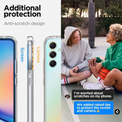 Kryt Spigen Ultra Hybrid na Samsung Galaxy A34 Krištáľovo čistý  Transparentný