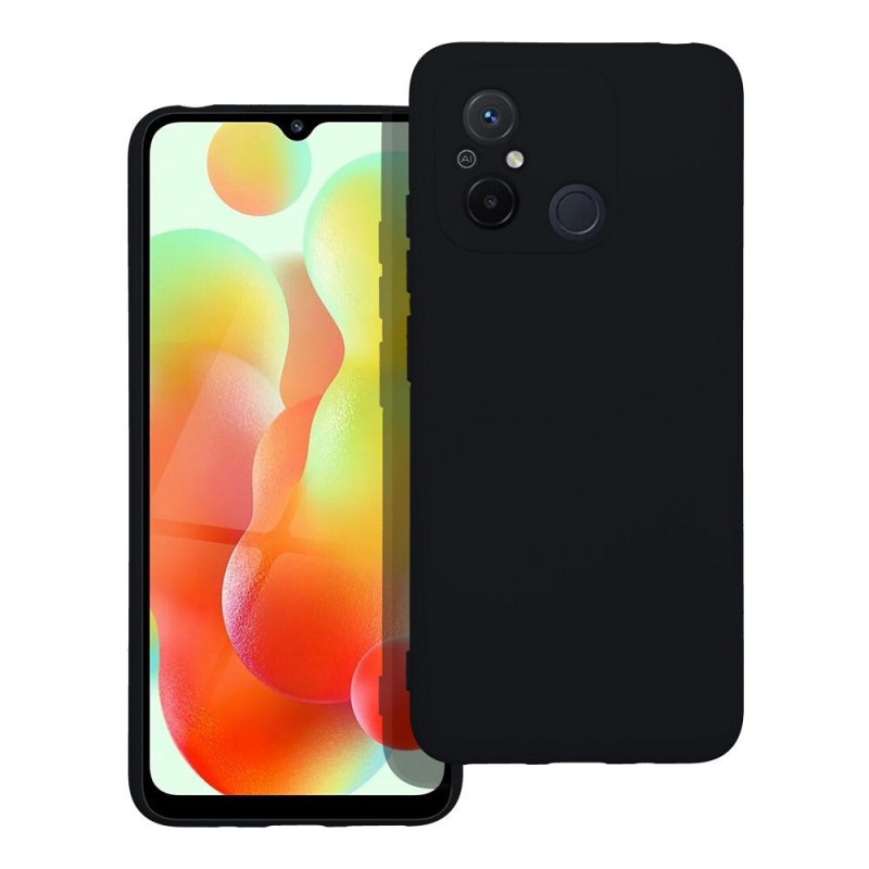 Kryt Silicone na XIAOMI Redmi 12C Elegant  Čierny