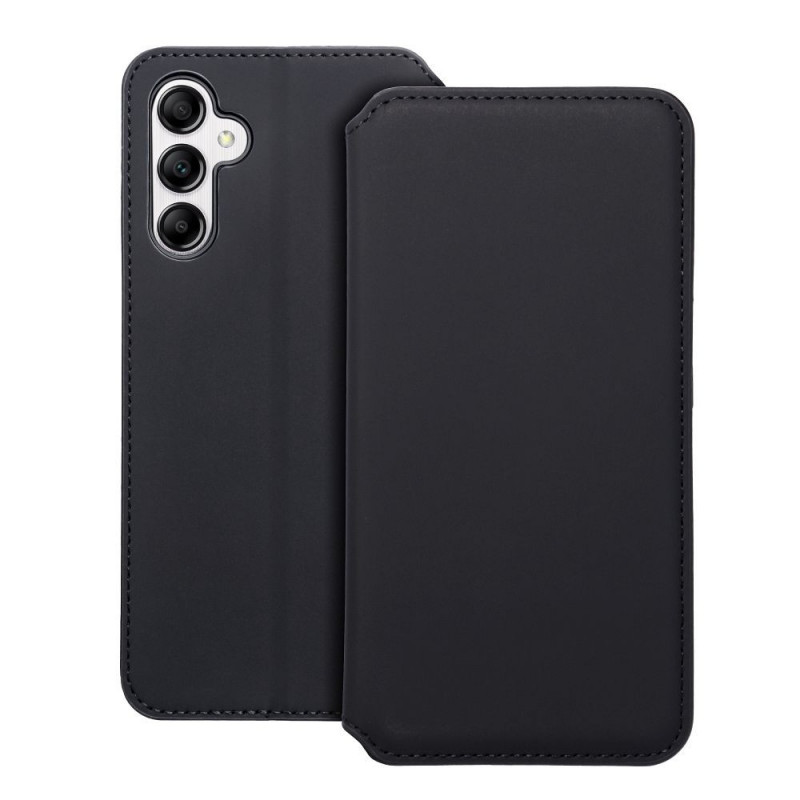 Peňaženkové puzdro Dual Pocket book na Samsung Galaxy A14 LTE Čierny 