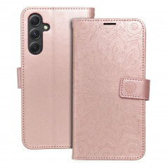 Peňaženkové puzdro MEZZO Book na Samsung Galaxy A54 Mandala  Ružovo-zlatý