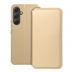 Peňaženkové puzdro Dual Pocket book na Samsung Galaxy A54 Zlatý