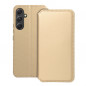 Peňaženkové puzdro Dual Pocket book na Samsung Galaxy A54 Zlatý 