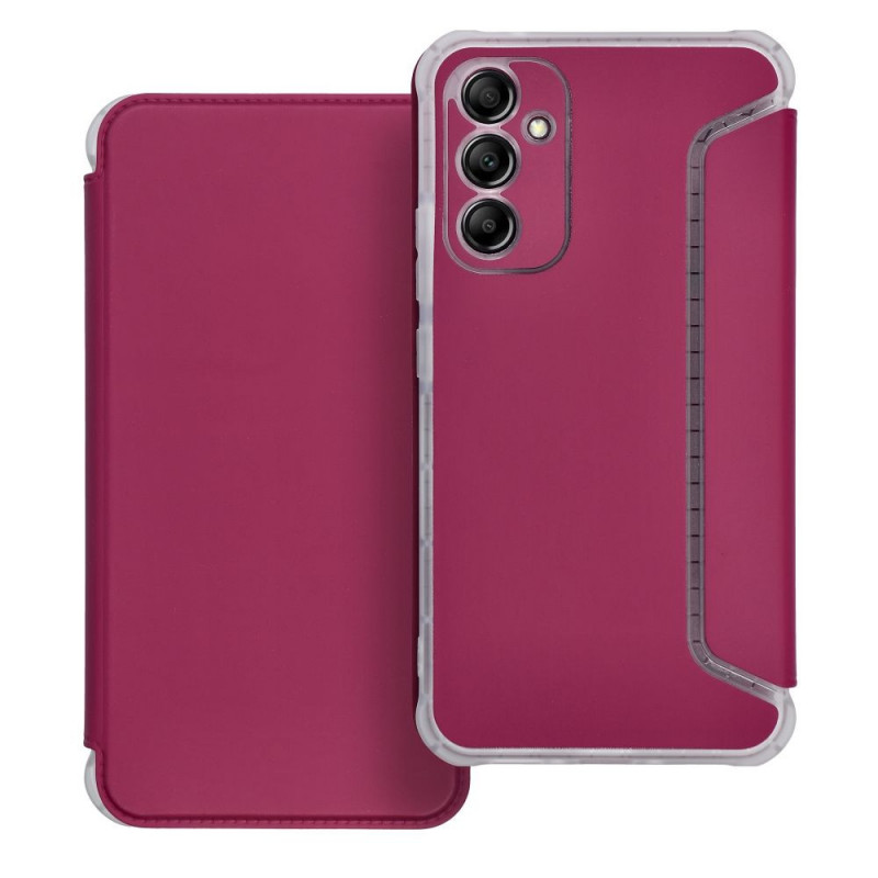 Peňaženkové puzdro Piano Book na Samsung Galaxy A34 Purpurový