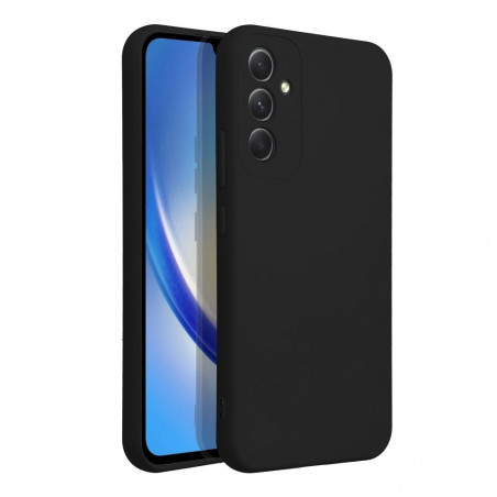 Kryt Silicone na Samsung Galaxy A34 Elegant Čierny