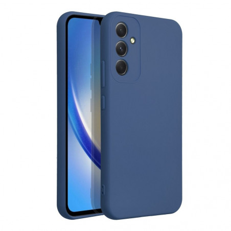 Kryt Silicone na Samsung Galaxy A34 Elegant Modrý