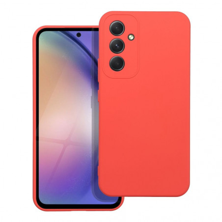 Kryt Silicone na Samsung Galaxy A54 Elegant Broskyňový