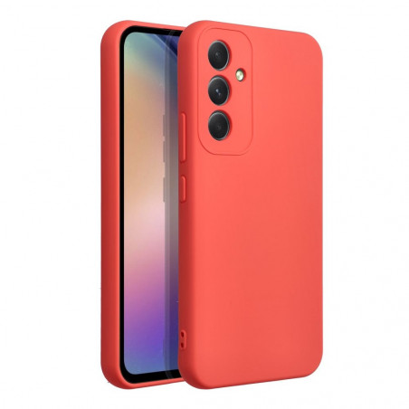 Kryt Silicone na Samsung Galaxy A54 Elegant Broskyňový