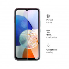 Ochranné sklo Blue Star 9H na Samsung Galaxy A14 LTE Transparentný 