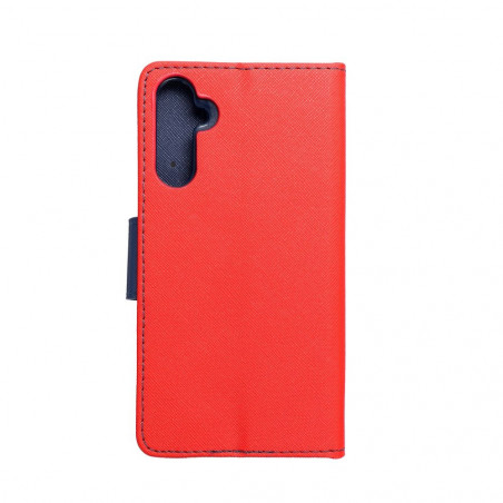 Peňaženkové puzdro Fancy Book na Samsung Galaxy A34 Červený / Námornícka modrá
