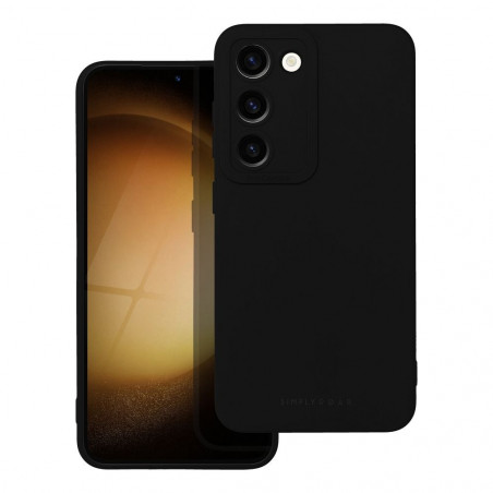 Kryt Roar Luna na Samsung Galaxy S23 5G Jednofarebný, Štýlový, Estetický doplnok Čierny