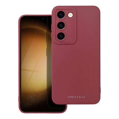Kryt Roar Luna na Samsung Galaxy S23 5G Jednofarebný, Štýlový, Estetický doplnok Červený