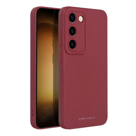 Kryt Roar Luna na Samsung Galaxy S23 5G Jednofarebný, Štýlový, Estetický doplnok Červený
