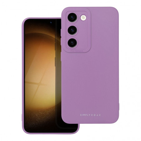 Kryt Roar Luna na Samsung Galaxy S23 5G Jednofarebný, Štýlový, Estetický doplnok Fialový (Violet)