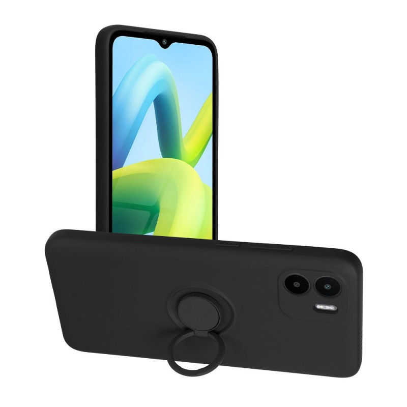 Kryt Silicone ring na XIAOMI Redmi A1 Čierny