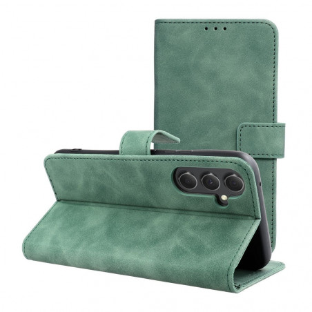 Peňaženkové puzdro TENDER Book na Samsung Galaxy A54 Zelený