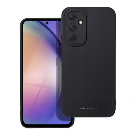 Kryt Roar Luna na Samsung Galaxy A54 Jednofarebný, Štýlový, Estetický doplnok Čierny