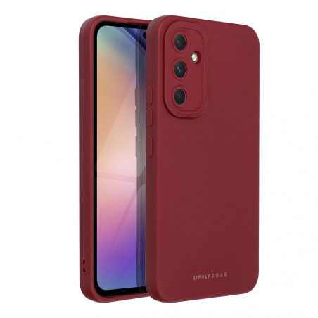 Kryt Roar Luna na Samsung Galaxy A54 Jednofarebný, Štýlový, Estetický doplnok Červený