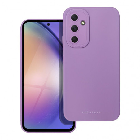 Kryt Roar Luna na Samsung Galaxy A54 Jednofarebný, Štýlový, Estetický doplnok Fialový (Violet)