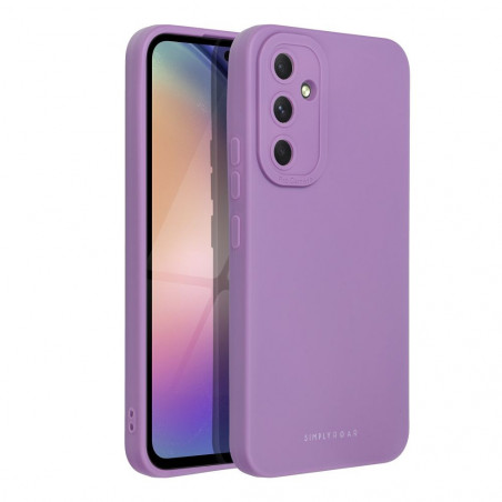 Kryt Roar Luna na Samsung Galaxy A54 Jednofarebný, Štýlový, Estetický doplnok Fialový (Violet)