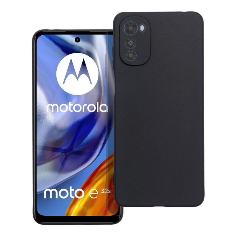 Kryt MATT na Motorola Moto E32 Čierny